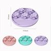Fashion Double Layer Cat Claw Silicone Pet Slow Feeder Anti-choking Keep Healthy Suction Cup Dog Lick Mat Puppy Accessories