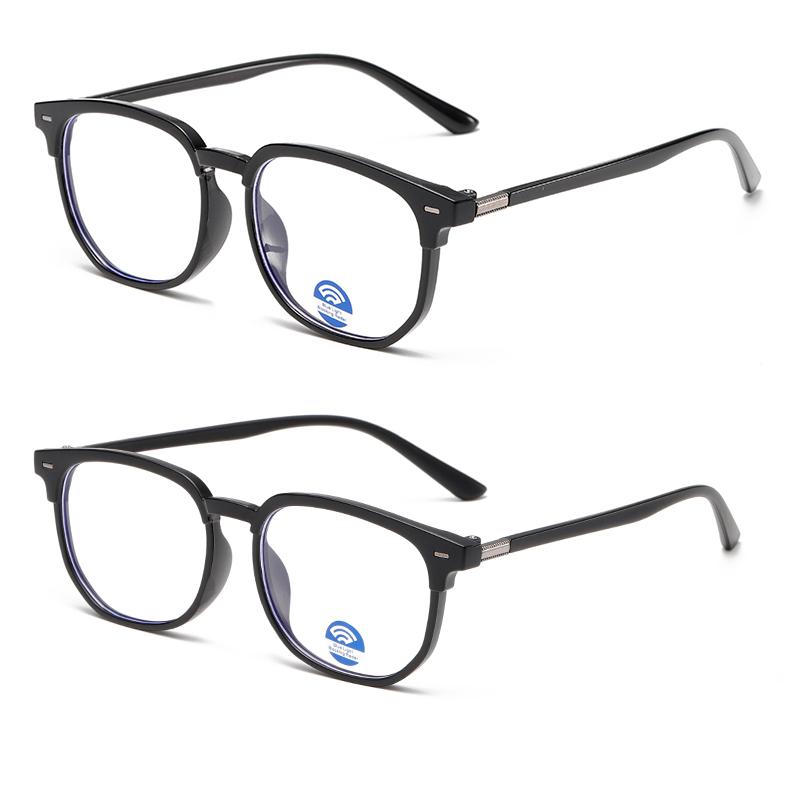 1/2PCS Anti-blue Light Glasses for Women Retro Flat Light Frame Regular Eyeglass Frame Blue Light Blocking