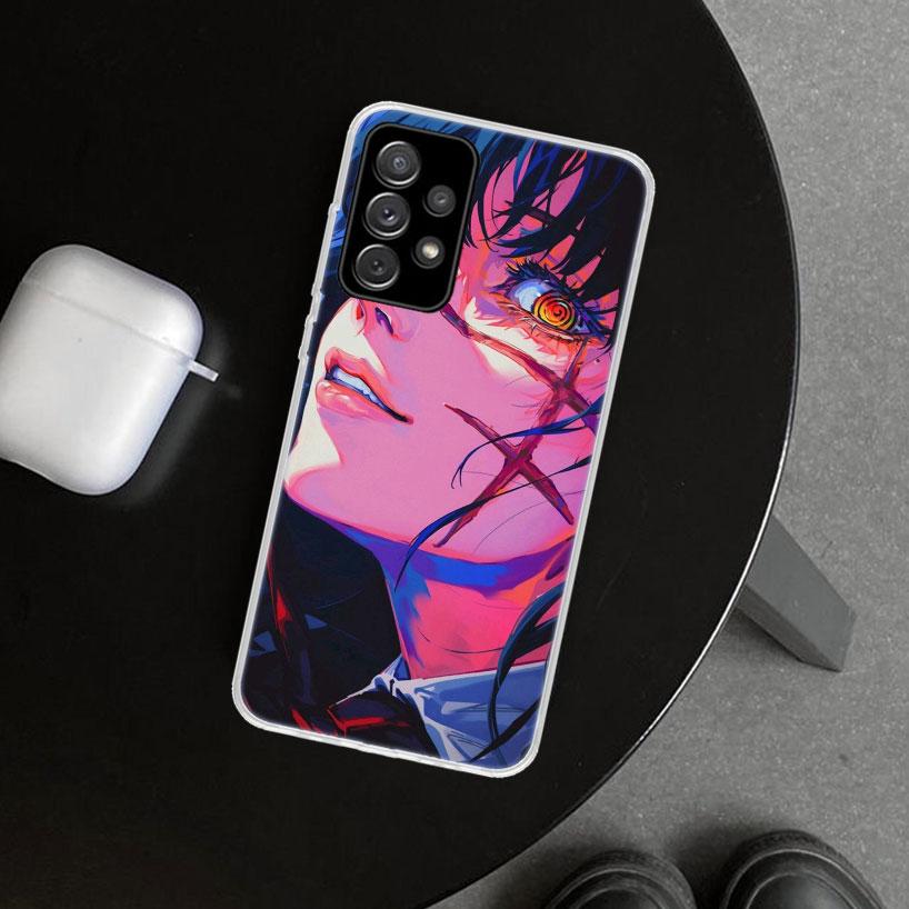 Chainsaw Mans Yoru War Devil Phone Case Cover for Samsung Galaxy A12 A22 A32 A52 A72 A02S A51 A50S A31 A20S A10S Note 20 Ultra 1
