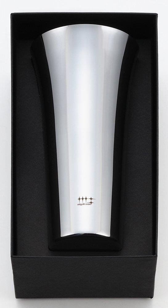 Yoshikawa Highball/Beer Tumbler, Silver, 435ml, 1 Piece, Polishing Syndicate, YJ1305