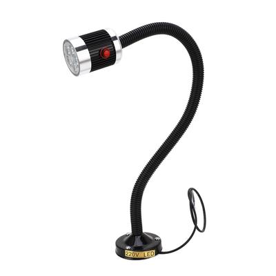 Kulatá magnetická základna Husí krk Světlo Průmyslové LED Obráběcí stroj CNC Soustruh Pracovní lampa AC220V 5W