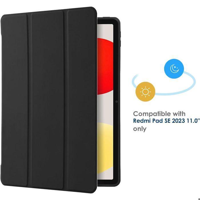 Coque de Protection - E.F.Connection - Xiaomi Redmi Pad Pro 12,1" - Slim - Support Pliable - Noir