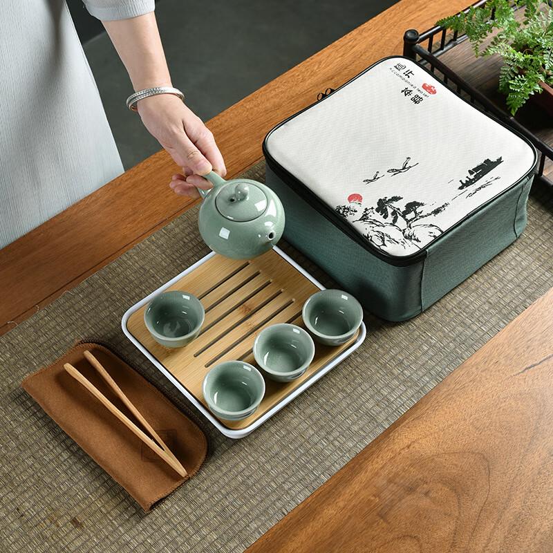 Shangqi Ge Kiln Ceramic Tea Set