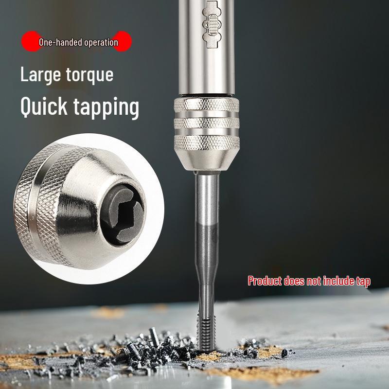 Adjustable M3-M8 Forward/Reverse Ratchet Tap Wrench Tool