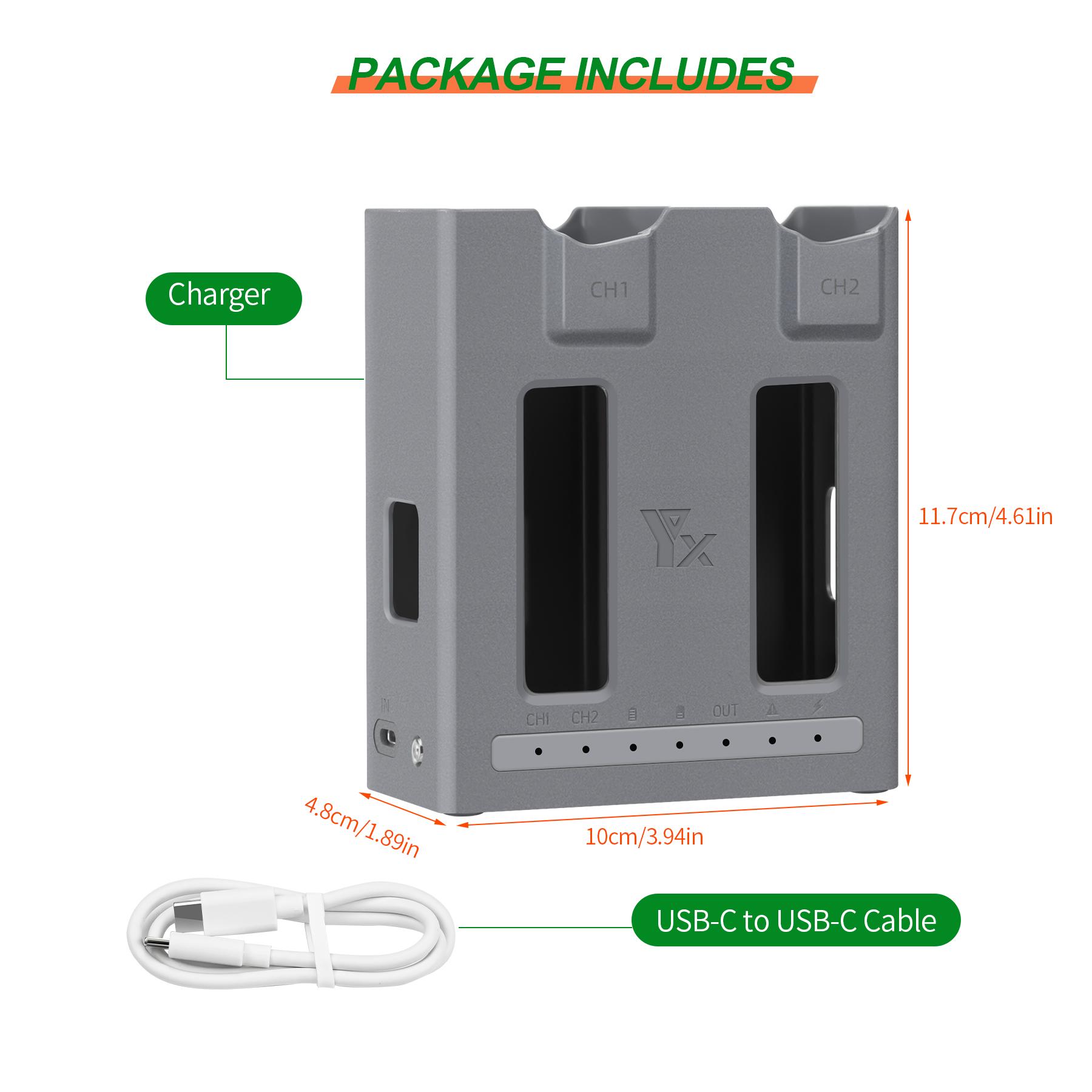 For DJI Mavic 4 Pro Battery Charger Hub Two Ways Quick Charging Case Portable Charger Station For DJI Mavic 4 Pro Accessories
