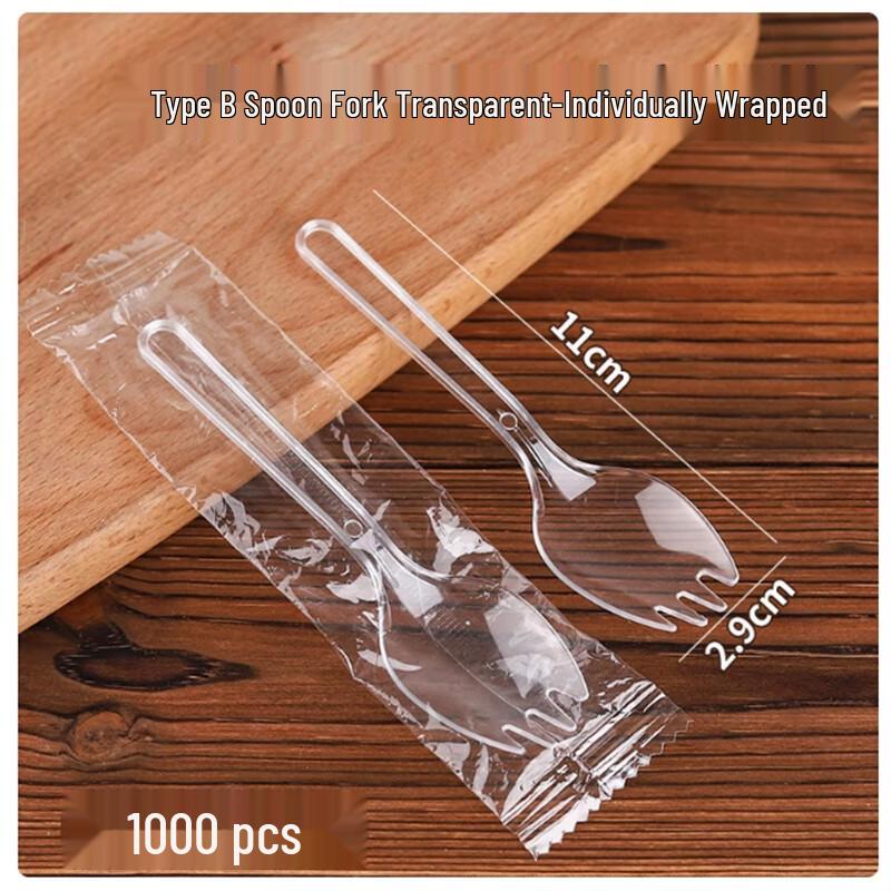 Disposable Plastic Fork Spoons
