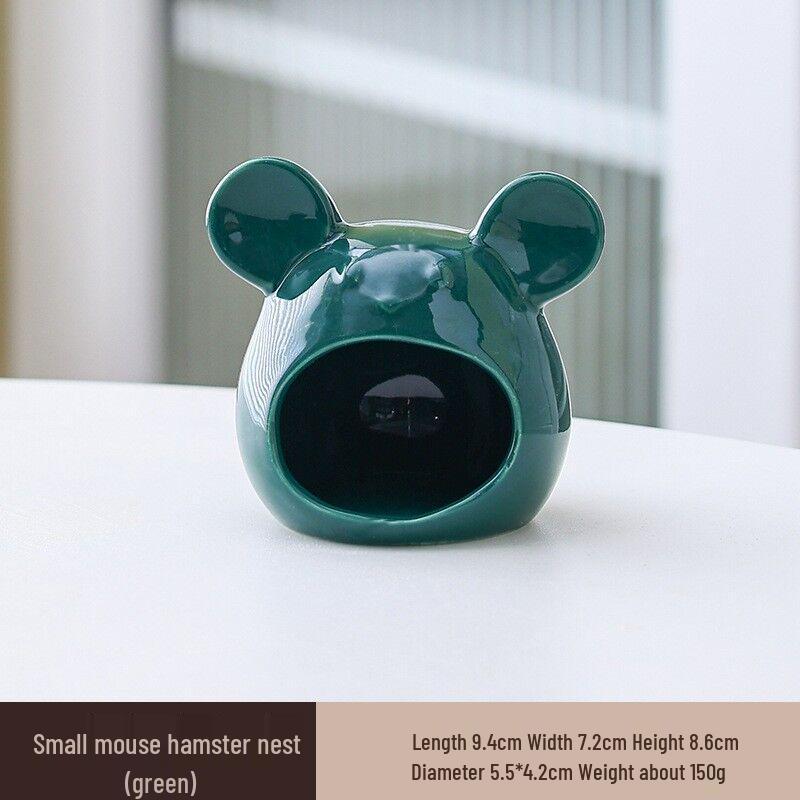 Chladivý keramický úkryt pro křečka: Letní přístřešek a herní domek