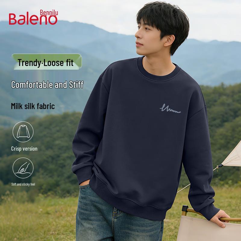 Baleno Men s Loose-Fit Crewneck Sweatshirt L