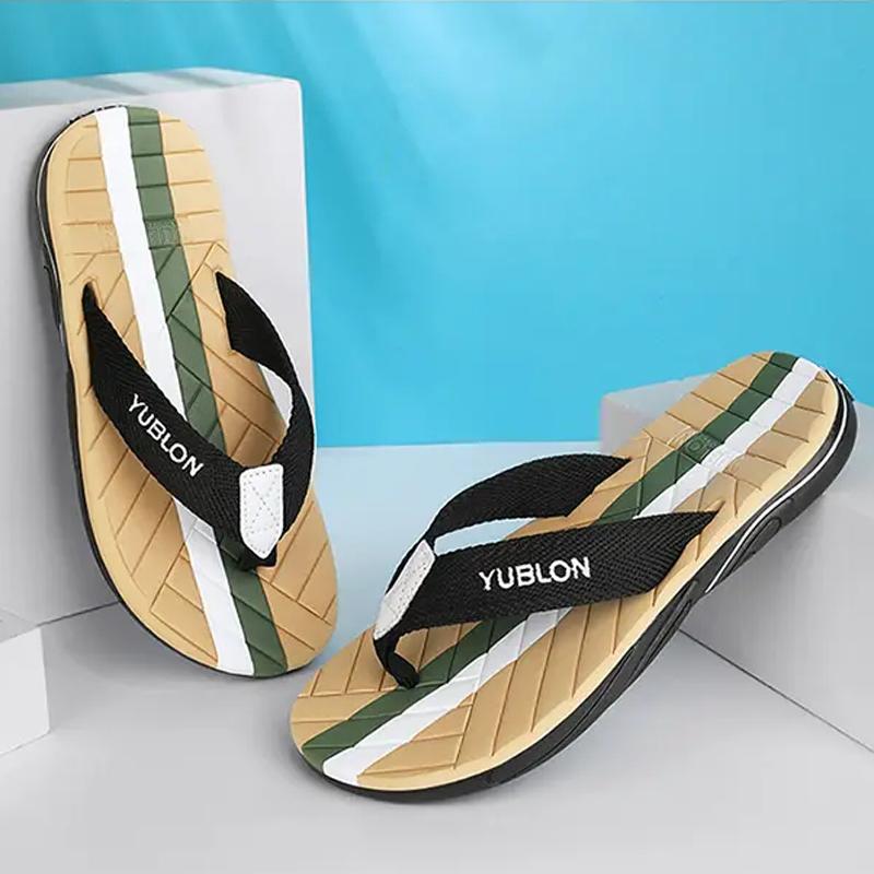 Fashion New Flip Flops for Men Summer Fashion Trend Casual Indoor and Outdoor Slippers Comfortable Lightweight Non-slip Male Footwear