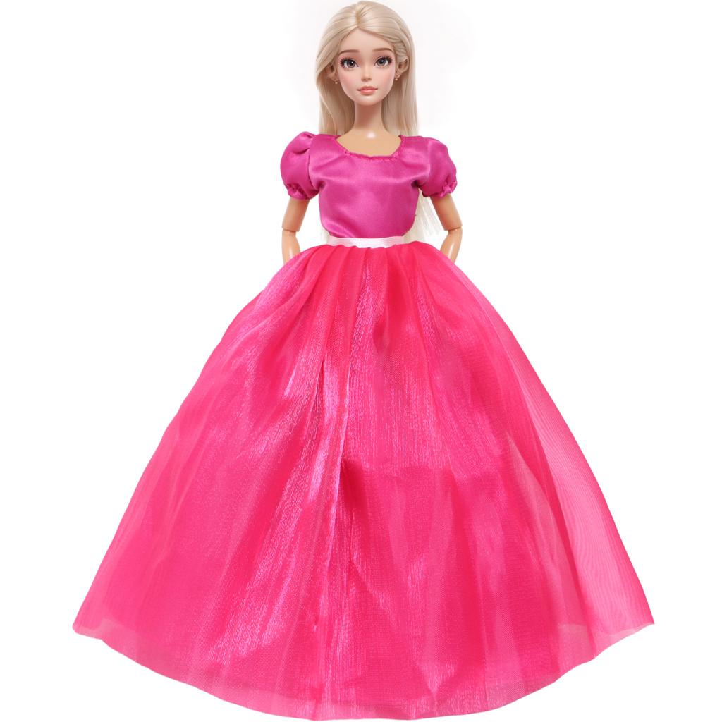 Bunte 11,5'' Mädchenpuppe Ballkleider Partykleider für 30cm 11,8'' Puppenkleidung Hochzeit Braut Outfits (KEINE PUPPEN)