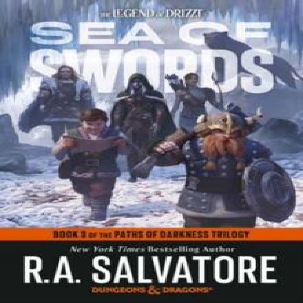 Sea of Swords Dungeons amp Dragons by R.A. Salvatore Paperback Book 9798217092741