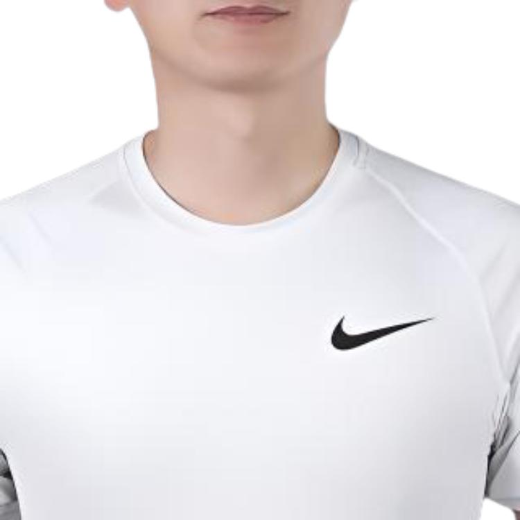 Nike T Shirts Men's White Crew Neck Thin Straight Fit BV5634-100