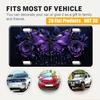 D Flat Decorative Purposes Only Specifically for Mens and Womens License Plate Number Plates and Vehicle Body Decoration