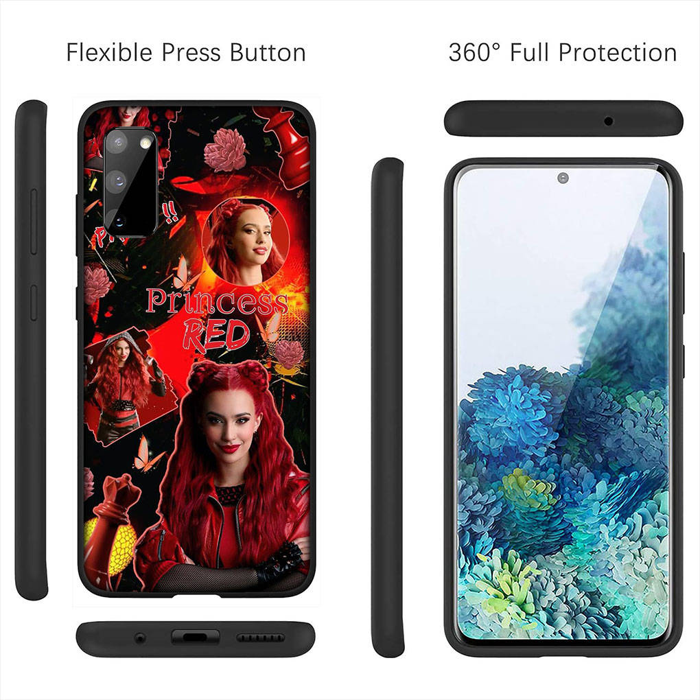 for Samsung Galaxy S24 S23 iPhone 16 15 14 Xiaomi Redmi Note 13 12 11 10 8 Plus 9 Pro Max X XR A16 A06Phone Case Anime Descendants OPPO Huawei Cover