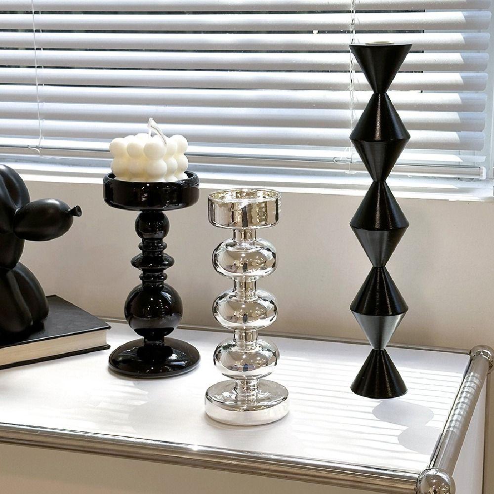 Romantic Minimalist Candlestick European Style Candle Stands Tea Light Rack Home Room Decor