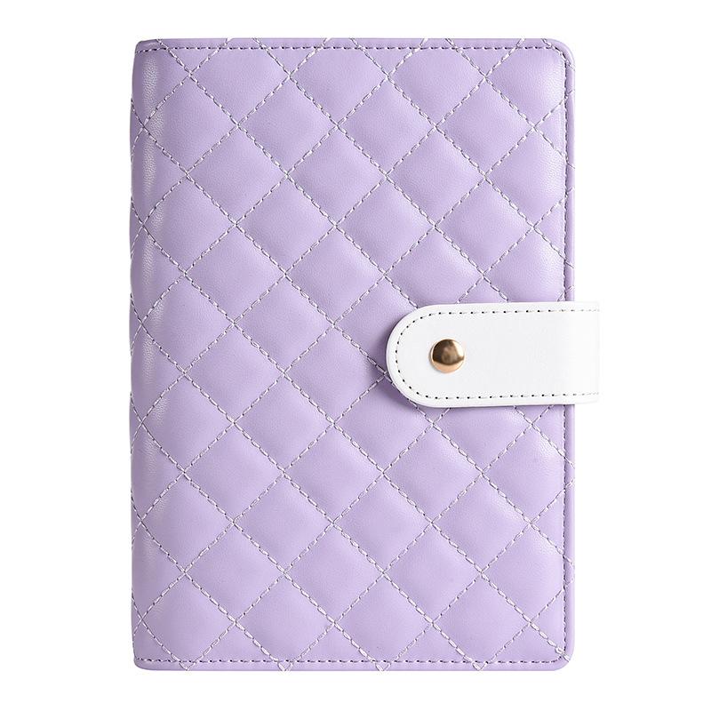 Cross-border A6 Macaron Phone Diary: PU Leather Envelope Binder Planner