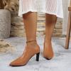 Fashion Ladies Shoes 2025 Fashion Closed Toe Women's High Heels New Outdoor Plus Size Dress Hot Sale Elegant Best Seller Heels Women