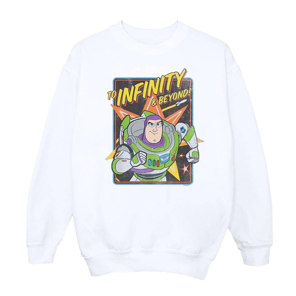 Disney Womens/Ladies Toy Story 4 Buzz To Infinity Sweatshirt
