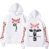 Hot Rock Band Mayhem Double Sided Print Hoodie Men Women Death Black Metal Sweatshirt Male Retro Gothic Punk Oversized Hoodies
