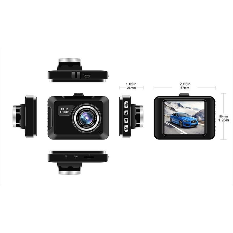 1080P 2,25 Zoll Auto Dashcam Kamera G-Sensor Bewegungserkennung Schleife Aufnahme Nachtsicht Dashboard Kamera Auto Fahren Recorder Fahrzeug Auto DVR Kamera
