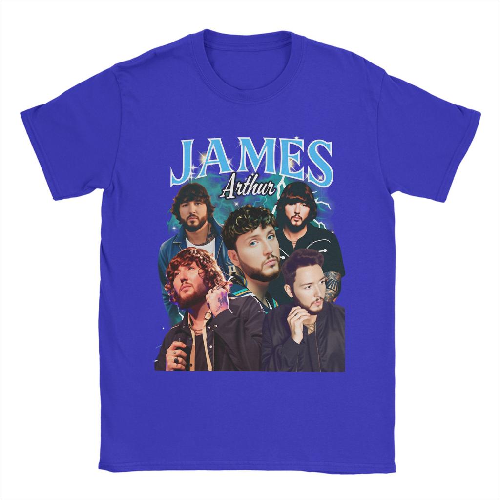Unisexs James Arthur world tour T Shirt  100 Cotton Clothes Casual Short Sleeve Crewneck Tee Shirt Plus Size TShirts