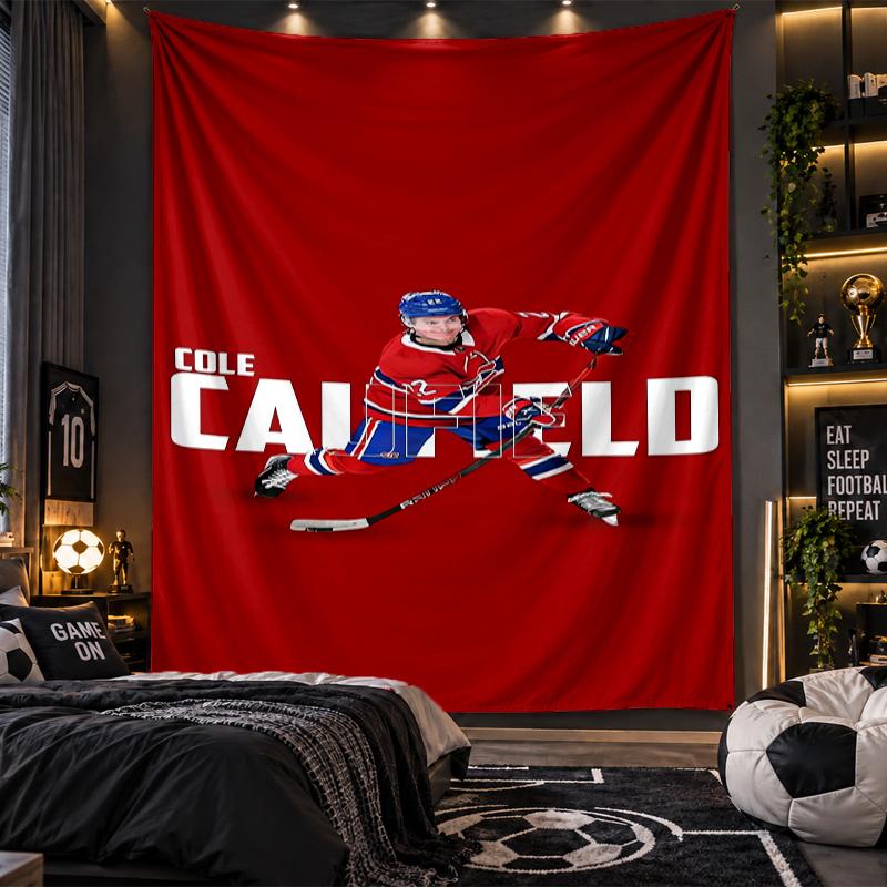 Arazzo da Appendere a Parete Stampa Montreal Canadiens Tessuto per Soggiorno Camera da Letto Decorazione Casa