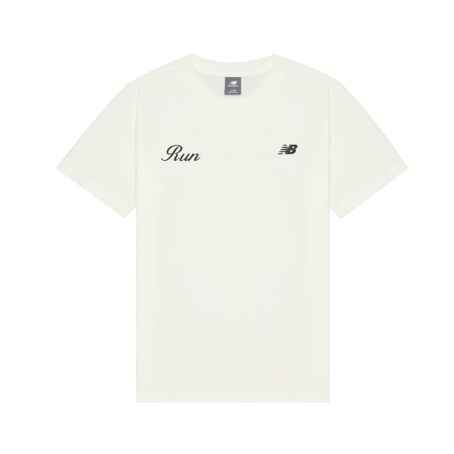 New Balance T Shirt Men s Ivory White NEF29231-IV L