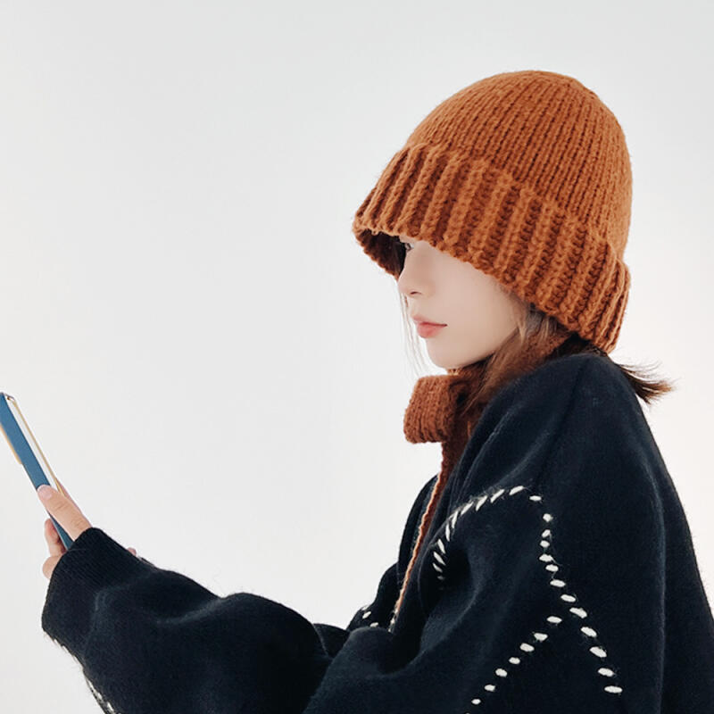 Women s knitted hat, knitted bucket hat, beanie hat