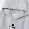 Sweat-shirt à capuche Long Graphic REVERSE Gris Argent [Champion], Manches, Imprimé, WEAVE(R) Sweat-shirt, C3-A131, Homme,