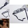 Black Lace Eye Mask For Costume Parties With Halfhandcraft And Mechanical Process