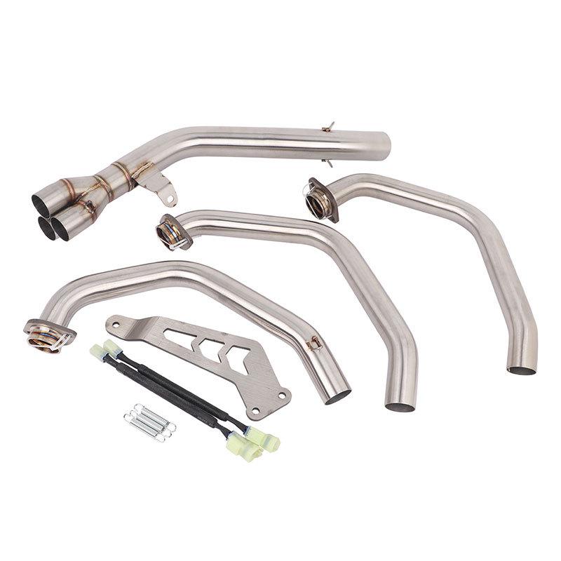 New Front Bend Exhaust Pipe for 2021-2025 MT09/FZ09 Motorcycles