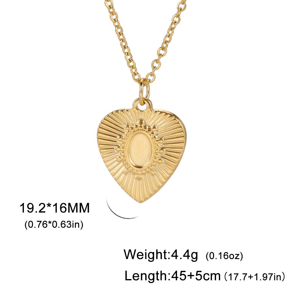 In Boho Sun Star Pendant Necklace for Women Stainless Steel Gold Choker Neck Chain Jewelry Birthday Gift