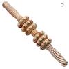 Wooden Massager Multifunctional Grooved Gear Design Wear-resistant Lightweight Anti-slip Handle 360 Degree Rotatable Fascia Massager for Legs