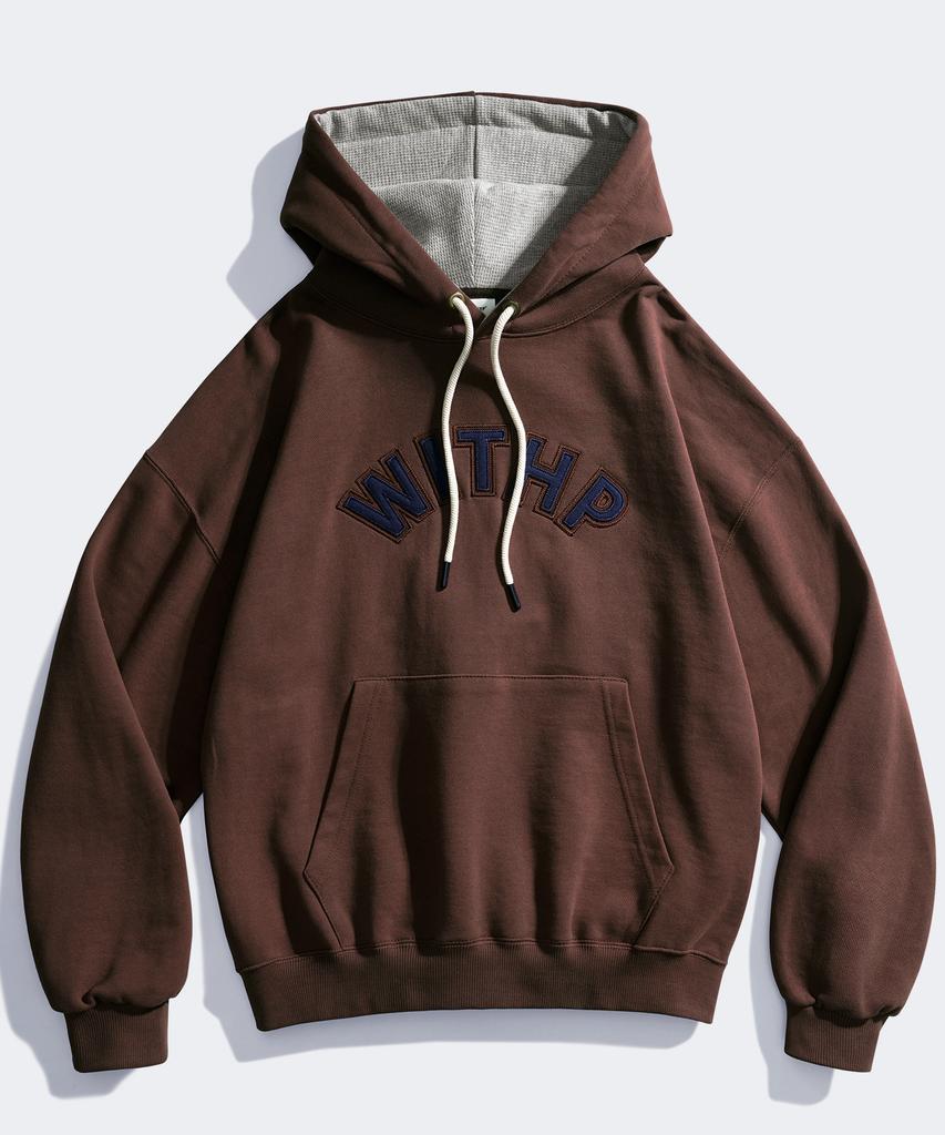 Newness Spell Heavyweight Hoodie Brown Smhd4603