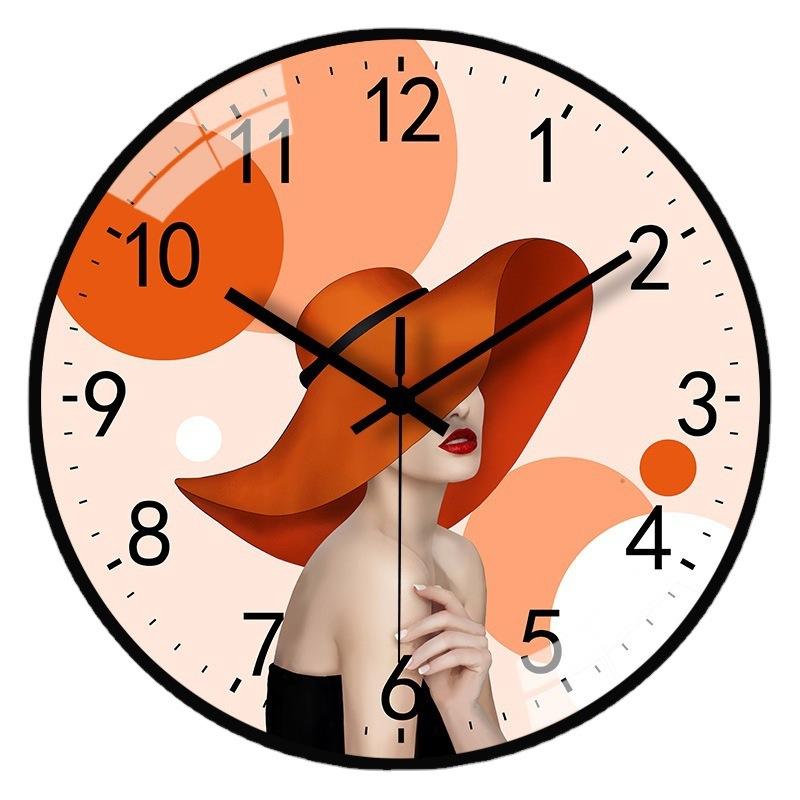 12 Inch 30cm Simple Clock Wall Clock Living Room Personality Creative Fashion Decoration Bedroom Silent Clock Hanging Wall