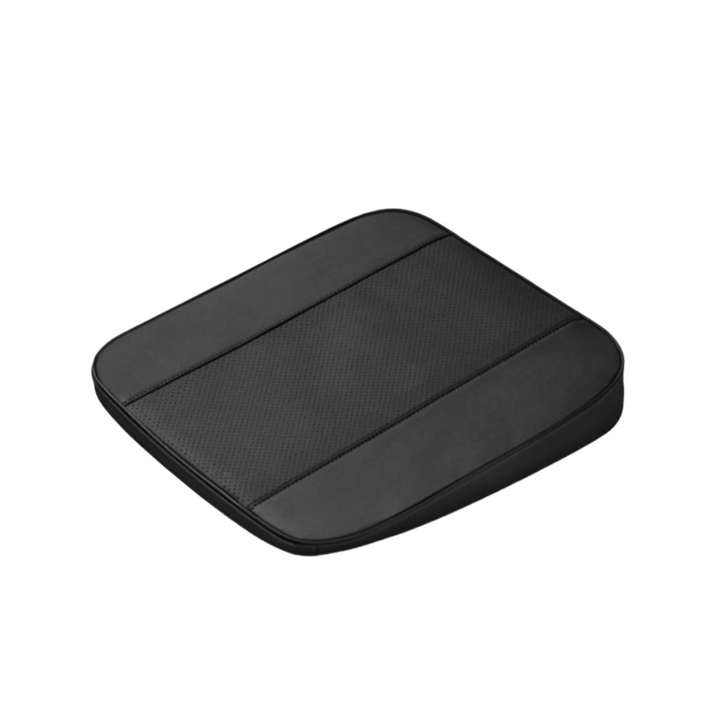 Schuine Autostoelkussen Leer Ademend Stoelkussen Stoelhoogte Verhogend Antislip Autostoel Booster Voor Lange Afstanden Rijden