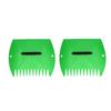 Gardenised Pair of Leaf Scoops Easy To Clean Save Time Leaf Scoops Hand Rakes for Garden and Yard