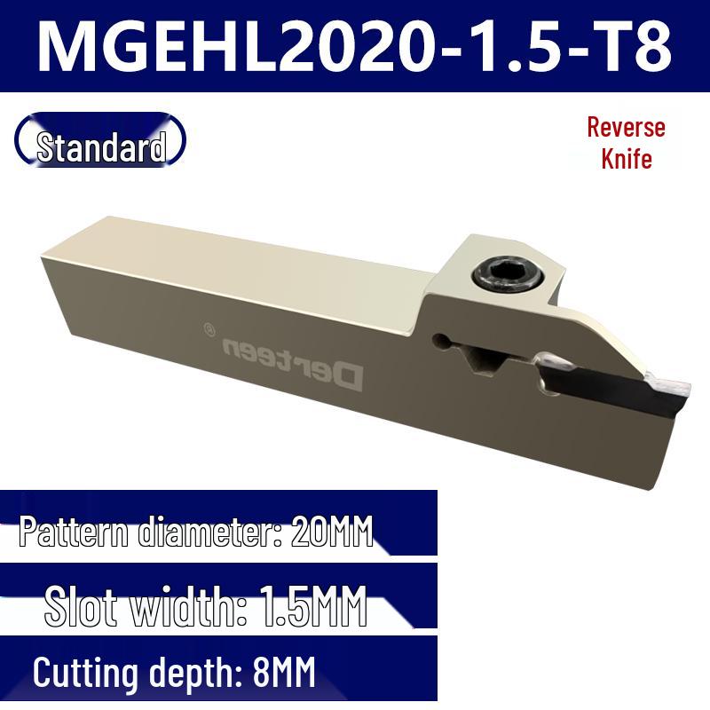Portautensile per scanalatura tornio MGEHR2020-3-4: Taglio CNC ed Estensione per Scanalatura del Diametro Esterno