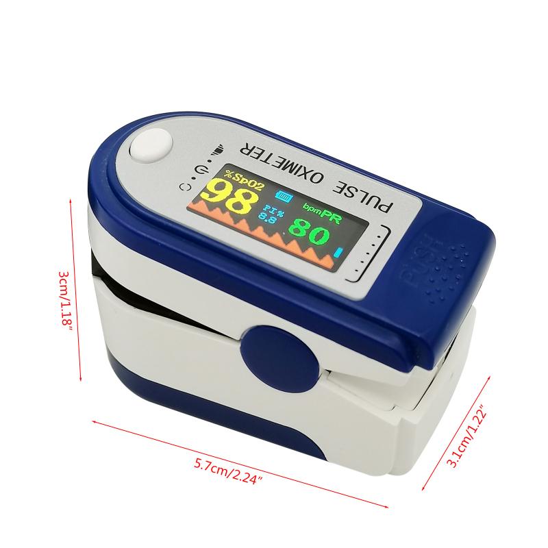 Digitales Fingerpulsoximeter Blutsauerstoffsättigungsmessgerät Finger SPO2 PR Monitor Oximetro