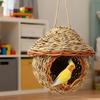 Bird House Outdoor Garden Decoration Birdhouses Hut Bird Nesting House For Sparrow Parakeet Parrot Cockatiel Finch Canary