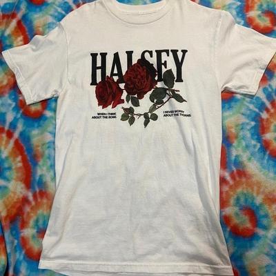 VIntage Halsey Rose Cotton WHite Shirt Unisex Concert S To 5XL DO631 Unisex T-Shirt
