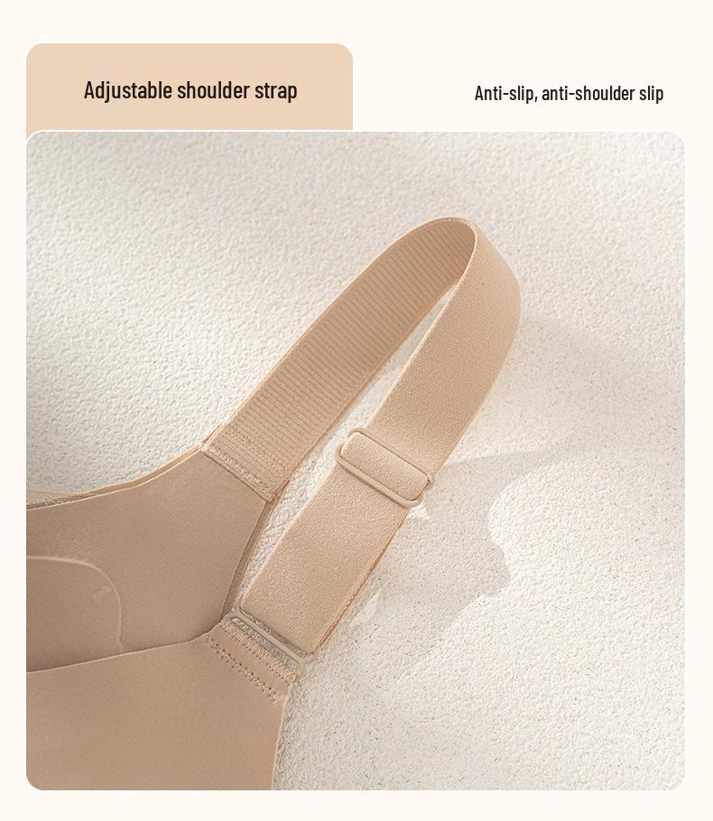 Seamless Lifting Bra for Large Busts - Wire-Free, Anti-Sagging, Armpit Fat Collection, Fixed Cup