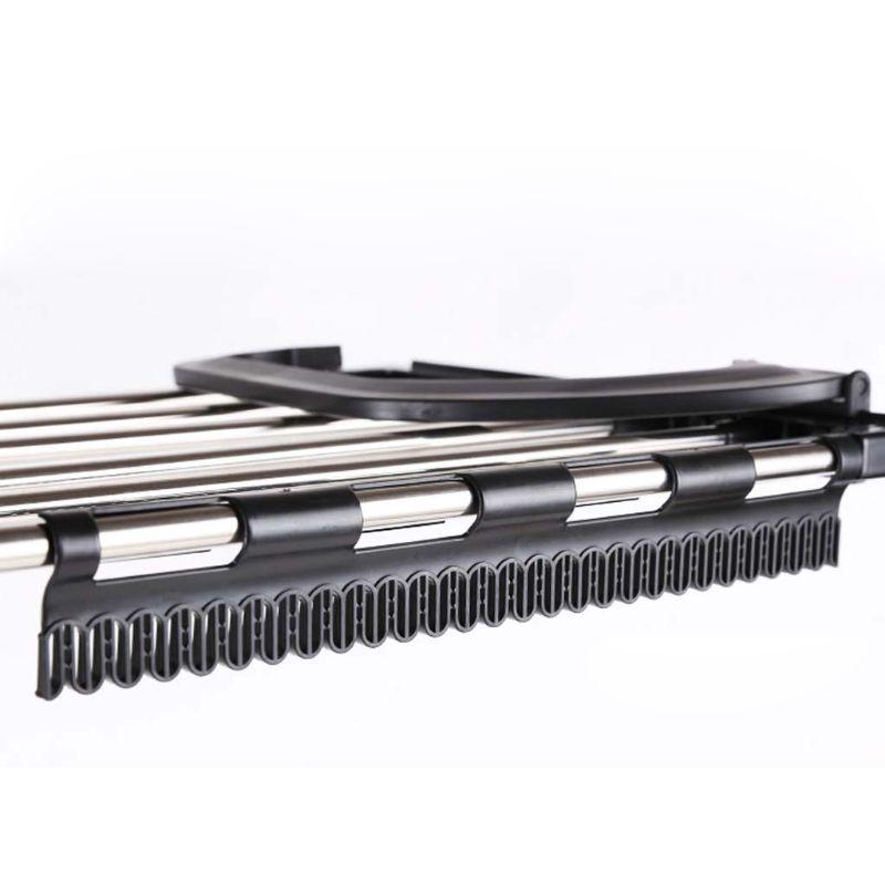 Y3NA Multi-function Balcony Folding Shoes Towel Drying Rack Laundry Underwear Storage Holder