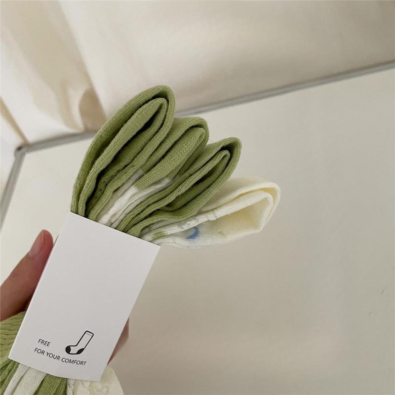 

4 пары женских летних сетчатых полых дышащих носков-трубок на все случаи жизни 4 pairs