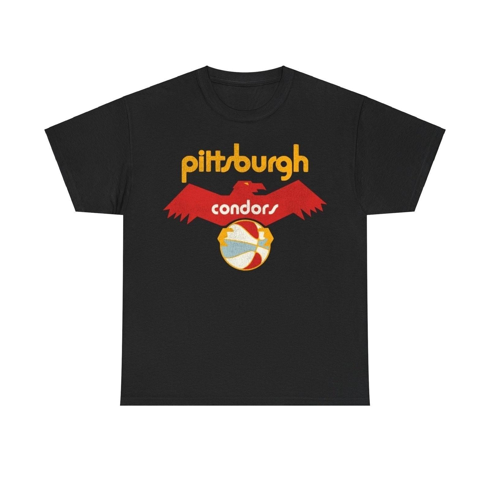 Pittsburgh Condors ABA Basketball Team Nostalgic Retro T-shirt S разноцветный