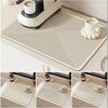 Antiskid Kitchen Absorbent Draining Mat Super Absorbent Draining Coffee Dish Drying Mat Quick Dry Bathroom Drain Pad-S/L