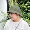 Basic Enchi OC Cordura Rip Crew Organic Cotton Cordura Rip and Olive Hat, Hat, Antibacterial, Deodorizing, Moisture-Wicking, Quick-Drying, Men's