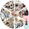 10/30/50PCS Vintage Cartoon Aesthetic Stickers Waterproof Decorative Stationery Phone Case Retro Decoration Decals Toys Toys