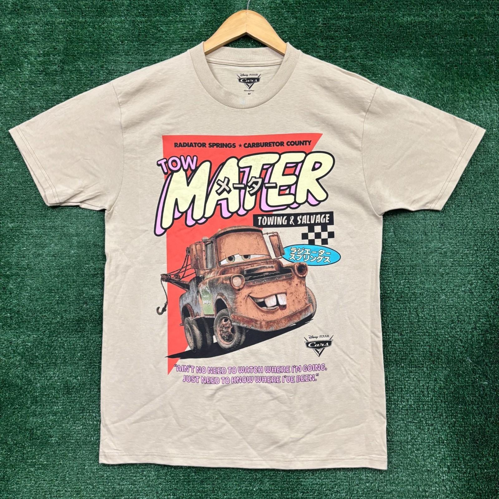 Disney Pixar Cars Tow Mater Towing & Salvage Size Medium Unisex T-Shirt L