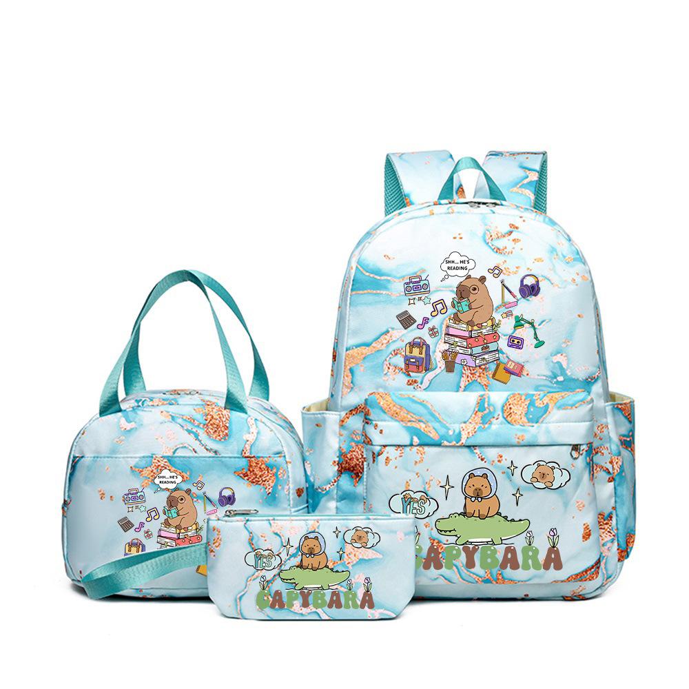 Kapibara girl cute cute schoolbag primary school students 3rd grade light backpack